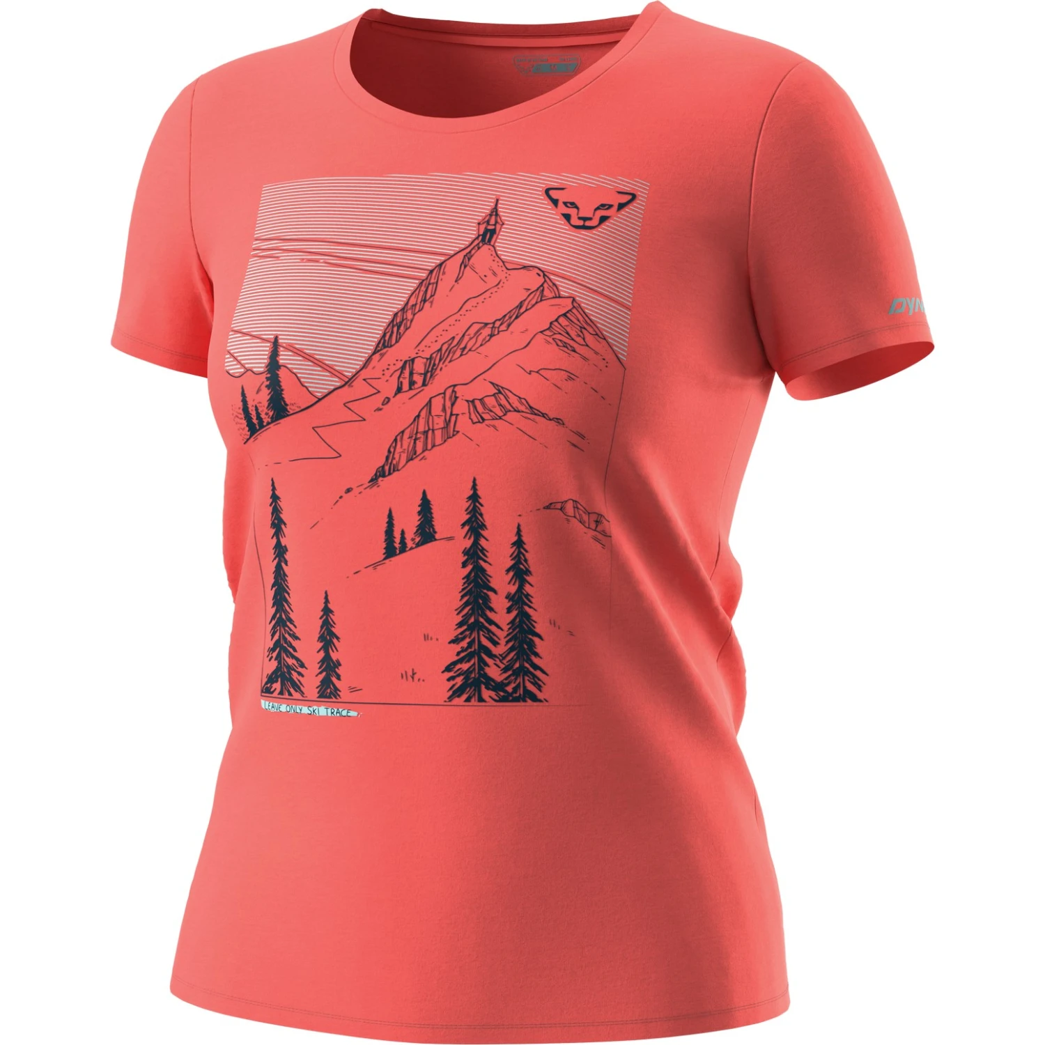 Dynafit " Artist Series Dri T-Shirt" - Hot Coral 4 Dynafit " Artist Series Dri T-Shirt" - Hot Coral – Bild 2