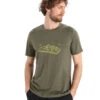Icebreaker "M Tech Lite II SS Tee Alp" - Loden