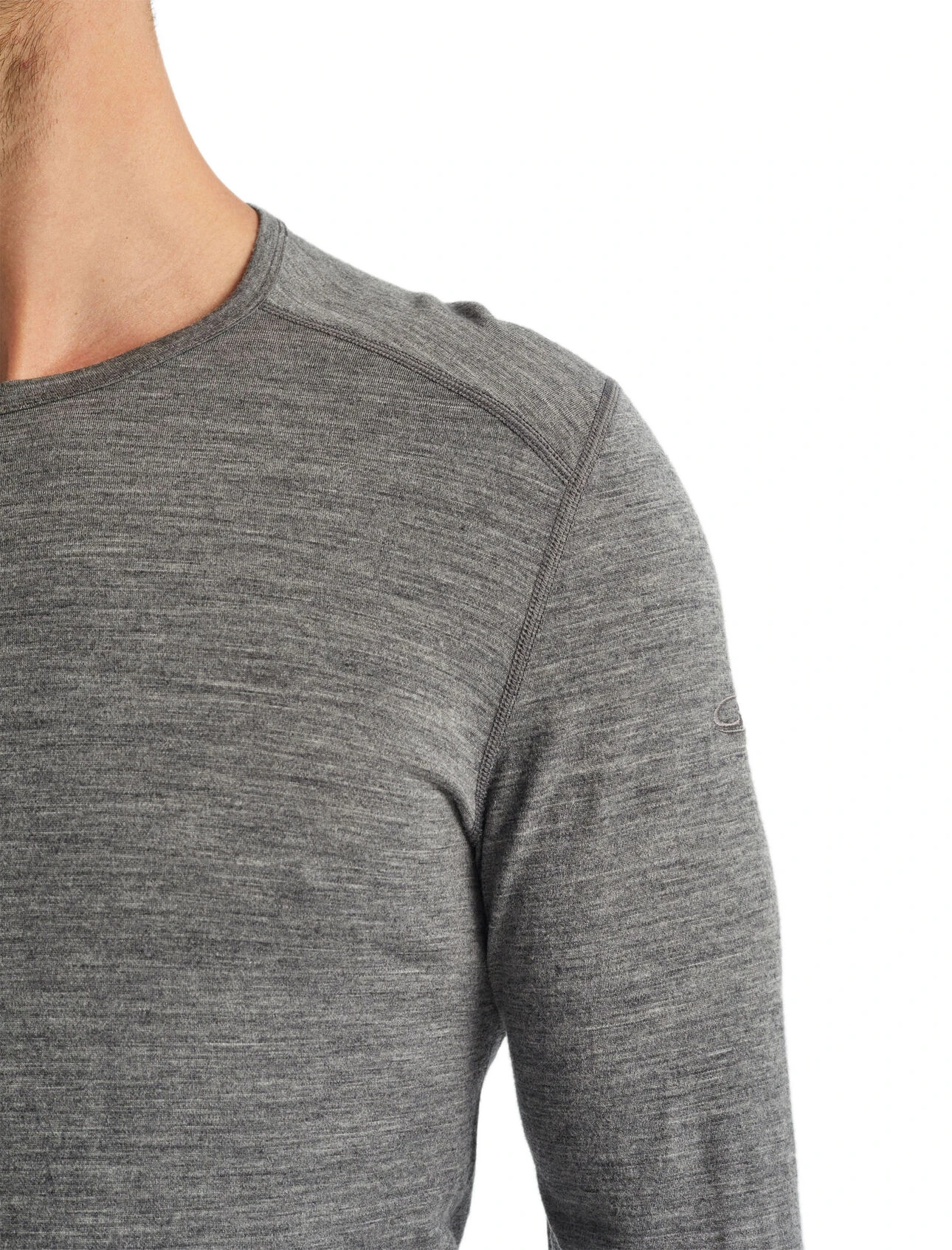 Icebreaker "Mens 200 Oasis LS Crewe" - Gritstone 5 Icebreaker "Mens 200 Oasis LS Crewe" - Gritstone – Bild 3