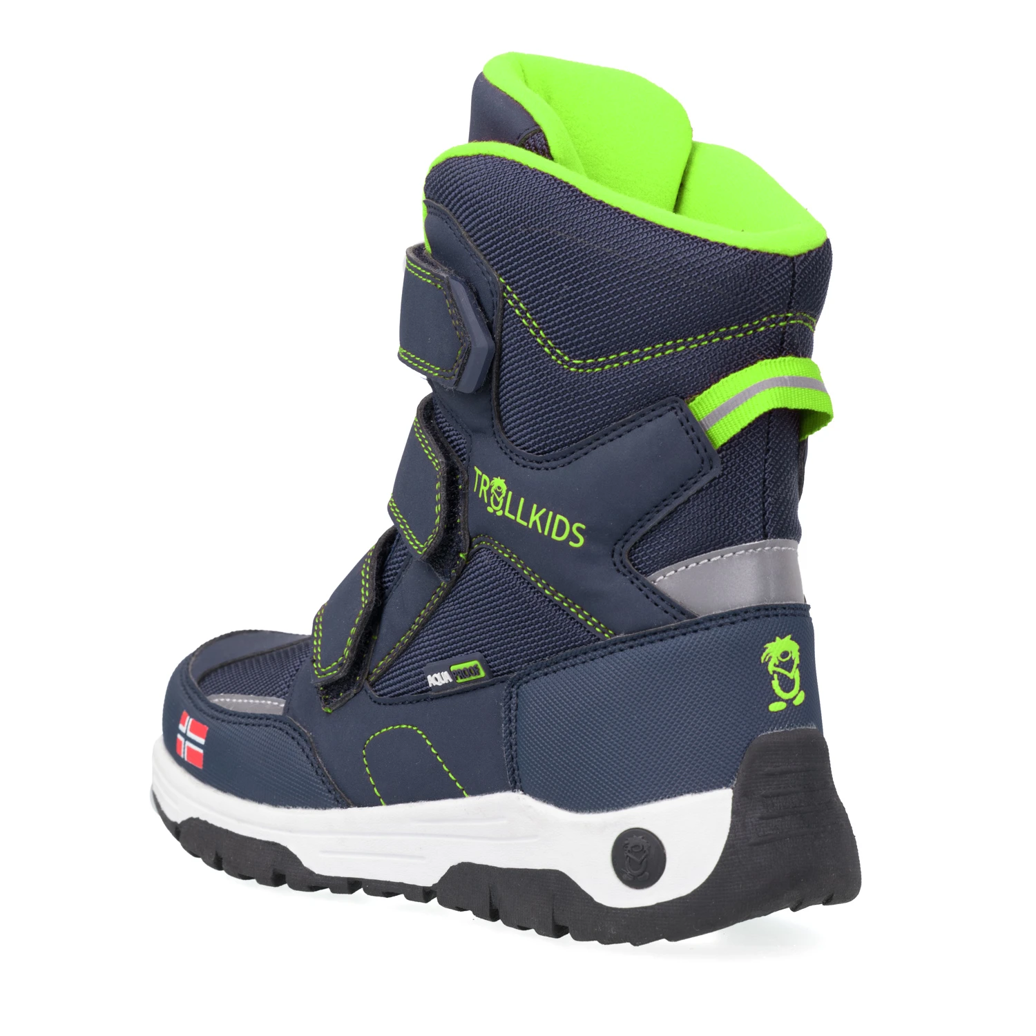 Trollkids "Kids Lofoten Winter Boots" - Navy/ Viper Green 4 Trollkids "Kids Lofoten Winter Boots" - Navy/ Viper Green – Bild 2