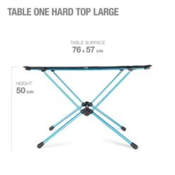 Helinox "Table One Hard Top Large" - Black -Outdoor Ausrüstungsgeschäft 2021TableOneHardTopLarge Black 5DimsMetric 1614121976167 800x
