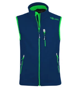 Trollkids "Kids Trollfjord Vest" - Navy/light Green