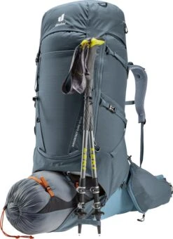 Deuter "Aircontact Core 60+10" - Graphite/shale -Outdoor Ausrüstungsgeschäft 3350522 4409 Aircontact Core 60 10 graphite shale D 06