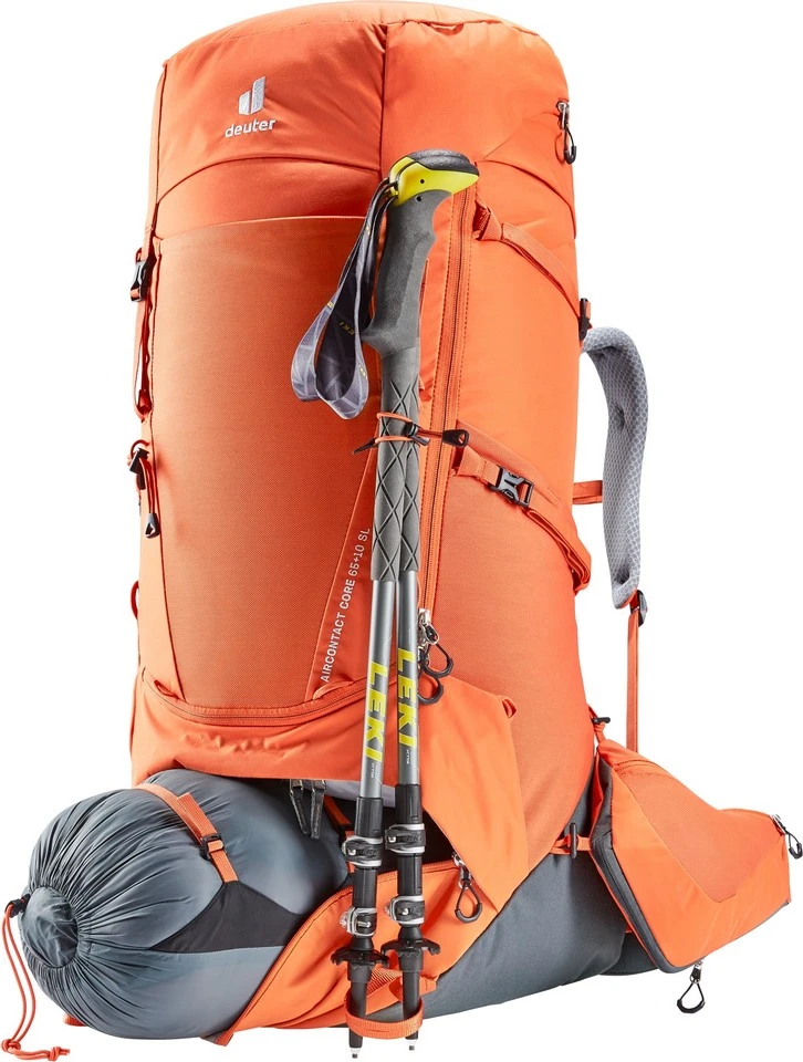 Deuter "Aircontact Core 65+10 SL" - Paprika/graphite 5 Deuter "Aircontact Core 65+10 SL" - Paprika/graphite – Bild 3