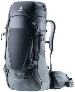 Deuter "Futura Air Trek 50 + 10" - Black/graphite -Outdoor Ausrüstungsgeschäft 3402121 7403 FuturaAirTrek50plus10 black graphite D 00