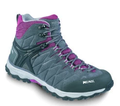 Meindl Leichtwanderschuh "Mondello Lady Mid GTX" - Antrazit/brombeer