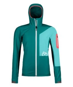 Ortovox "Berrino Hooded Jacket W" - Pacific Green