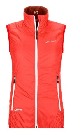 Ortovox "Swisswool Piz Grisch Vest W" - Coral
