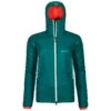 Ortovox "Westalpen Swisswool Jkt W" - Pacific Green -Outdoor Ausrüstungsgeschäft 61425 60801 WESTALPEN SWISSWOOL JACKET W pacific green B 01