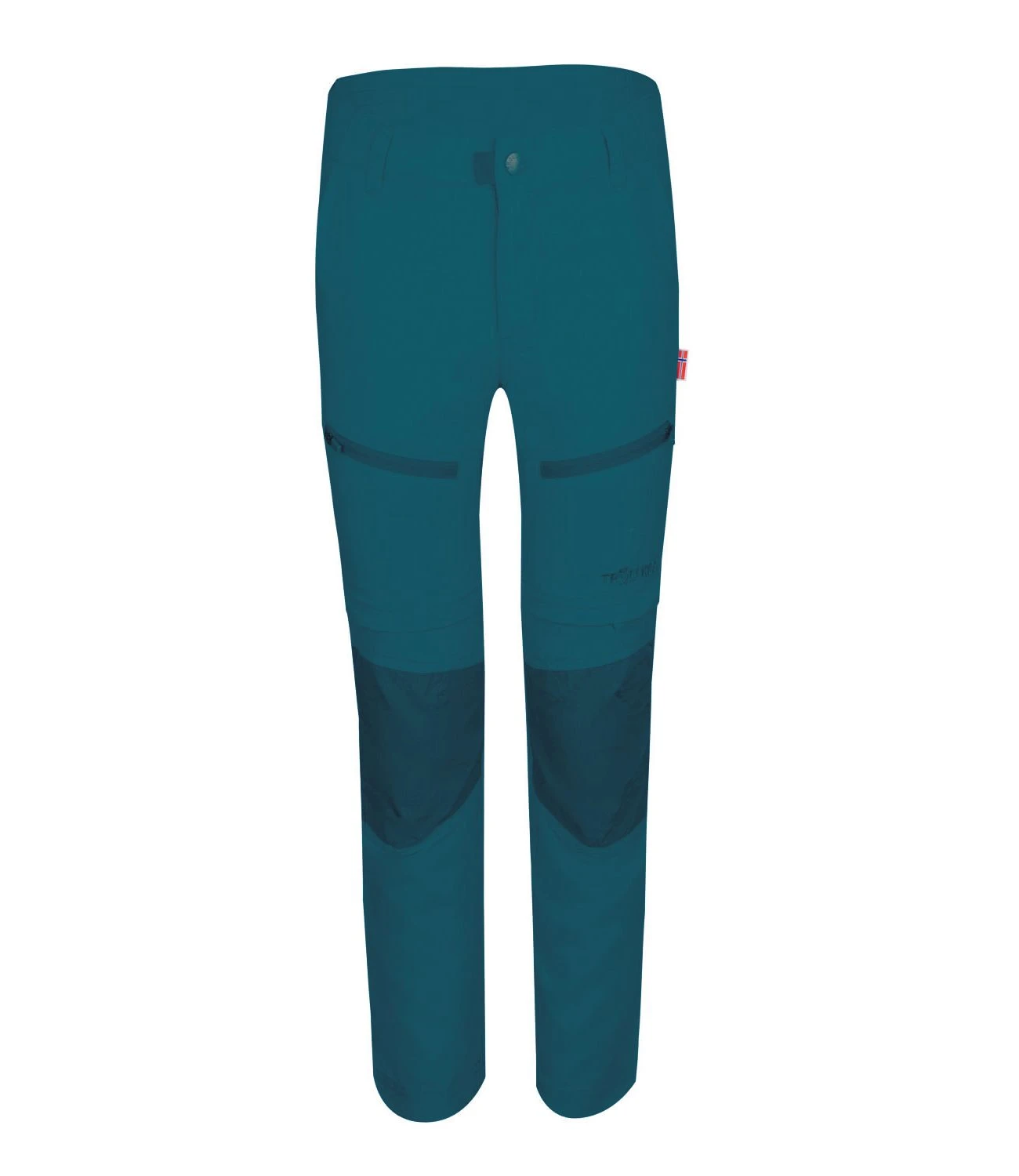 Trollkids "Kids Nordfjord Zip-off Pants" - Teal 3 Trollkids "Kids Nordfjord Zip-off Pants" - Teal