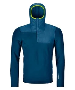 Ortovox "Fleece Plus Anorak M" - Petrol Blue