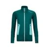 Ortovox "Fleece Light Jkt W" - Pacific Green -Outdoor Ausrüstungsgeschäft 87129 60801 FLEECE LIGHT JACKET W pacific green B 01