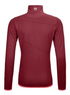 Ortovox "Fleece Grid Jacket W" - Dark Blood -Outdoor Ausrüstungsgeschäft 87202 32901 FLEECE GRID JACKET W 87196 d1