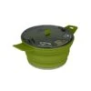 360 Degrees "X-Pot 2.8" - Olive 2 360 Degrees "X-Pot 2.8" - Olive -Outdoor Ausrüstungsgeschäft Collapsible camp cookware pot olive green 2.8liter 1