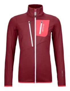 Ortovox "Fleece Grid Jacket W" - Dark Blood