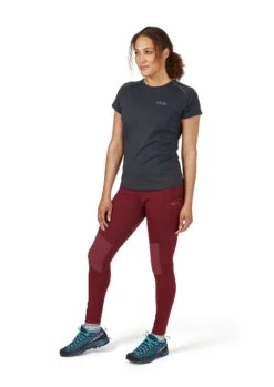 Rab "Horizon Tights Wmns" - Deep Heather -Outdoor Ausrüstungsgeschäft Womens Horizon Tights DeepHeather QFV 09 DEH Model Front