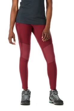 Rab "Horizon Tights Wmns" - Deep Heather -Outdoor Ausrüstungsgeschäft Womens Horizon Tights DeepHeather QFV 09 DEH on model