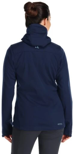 Rab "Scimitar Windstopper Jkt Wmns" - Deep Ink -Outdoor Ausrüstungsgeschäft Womens Scimitar Windstopper Jacket DeepInk QWS 65 DIK DETAIL5