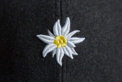 Bavarian Cap "Edelweiß" - Kindergröße -Outdoor Ausrüstungsgeschäft bc edelweiC39F kindergrC3B6C39Fe dunkelgrau 2