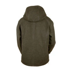 Steinkauz Lodenfleecejacke "Kapuzenhuber" - Schiefer -Outdoor Ausrüstungsgeschäft kapuzenhuber schiefer ruecken 01311