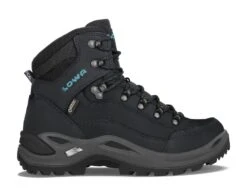 Lowa Wanderschuh "Renegade GTX MID Ws" - WIDE - Asphalt/türkis