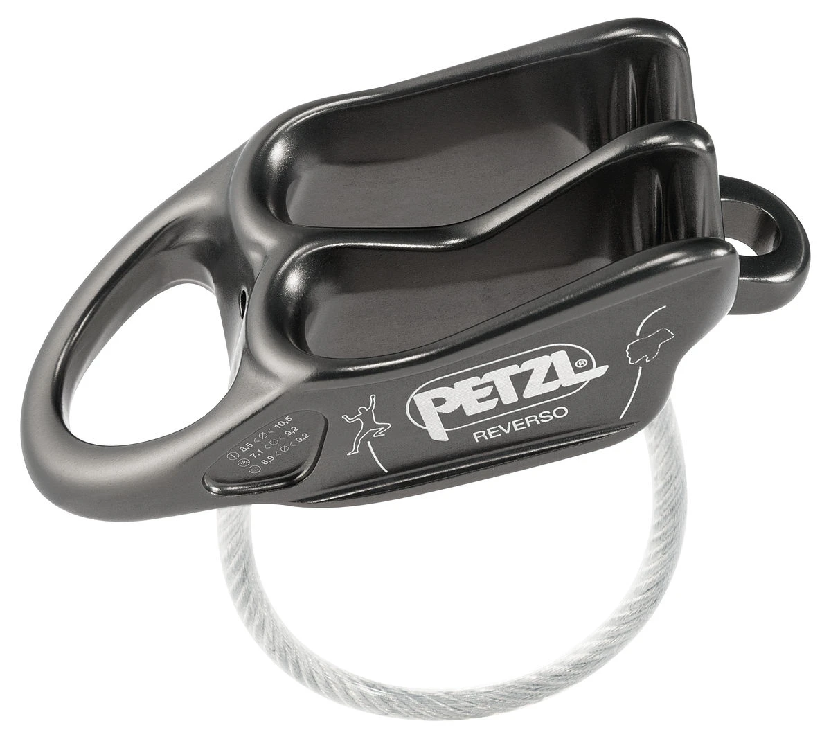 Petzl "Reverso" -Grau 3 Petzl "Reverso" -Grau