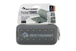 Sea To Summit "Pocket Towel" - Grey -Outdoor Ausrüstungsgeschäft sts pockettowel large grey 1