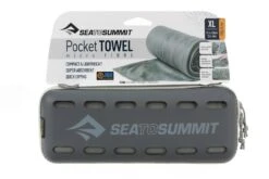 Sea To Summit "Pocket Towel" - Grey -Outdoor Ausrüstungsgeschäft sts pockettowel xlarge grey 1