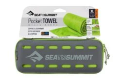 Sea To Summit" Pocket Towel" - Lime -Outdoor Ausrüstungsgeschäft sts pockettowel xlarge lime 1